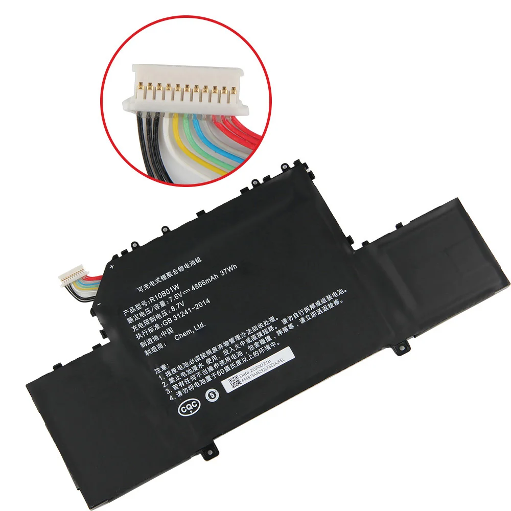 Replacement Battery R10B01W For Xiaomi Mi Air 12.5-inch Laptop 161201-01 161201-AA R10BO1W High Quality Batteries With Tool
