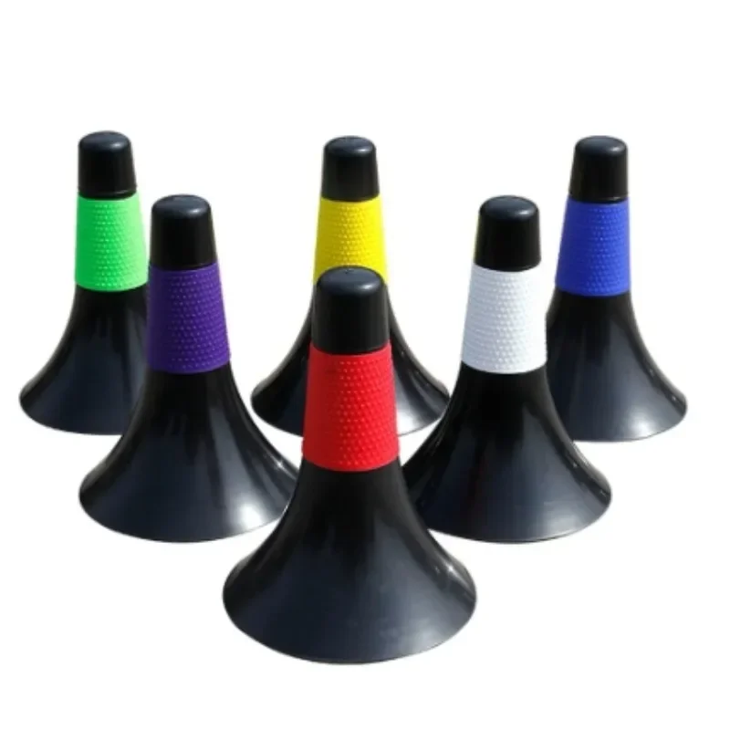 23cmColored Traffic Cones Sport Training Cones Agility Markers Soccer Skating Soccer Basketball Training Obstacle Bucket