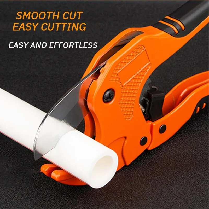 K817 Plumber Scissors Smooth Cut Sharp and Durable Water Pipe Professional Shear Fast Shear Aluminum Plastic Scissors 1PC