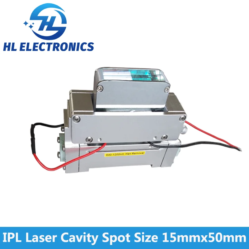 IPL Cavity 640nm ukuran spot besar 15mm x 50mm, untuk IPL OPT SHR suku cadang Handpiece