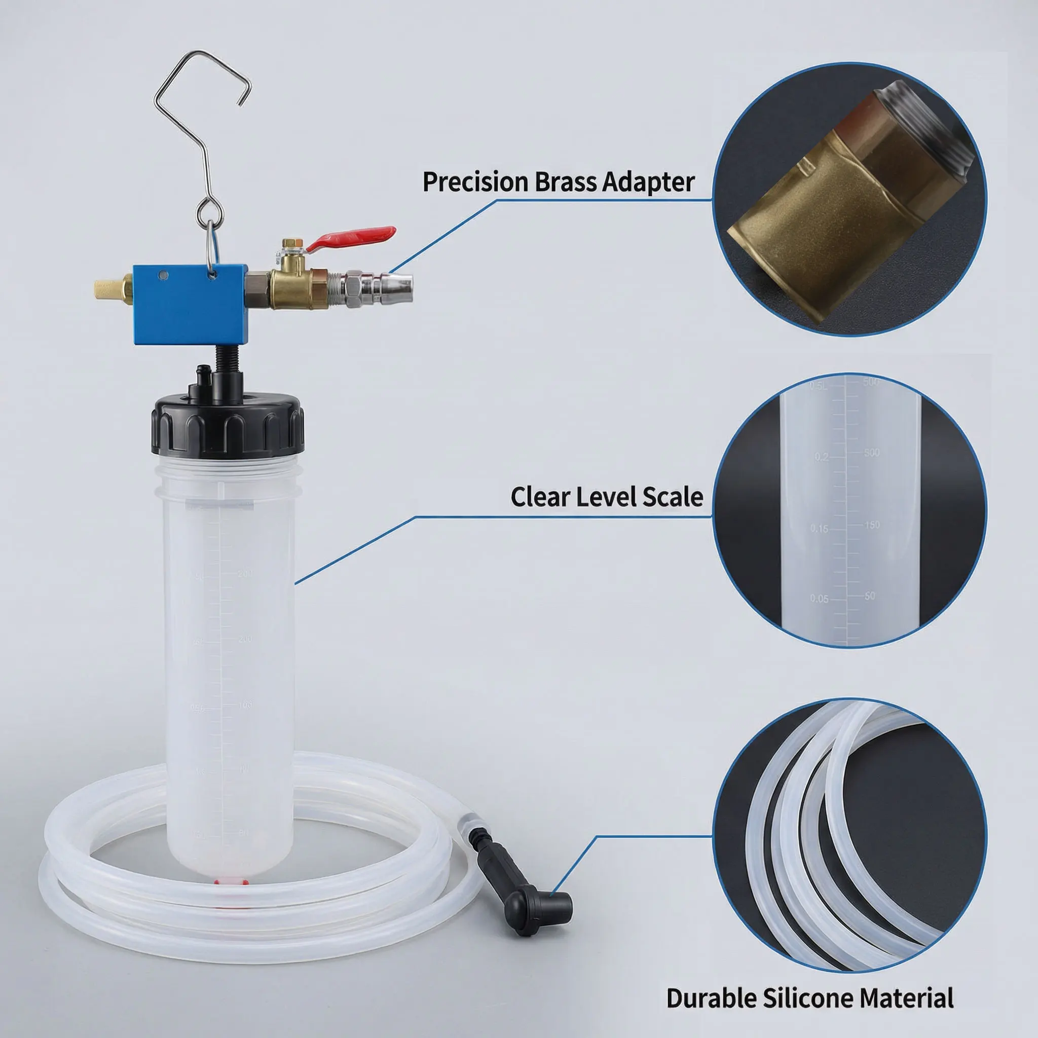 Car Brake Fluid Oil Change Tool Hydraulic Clutch Oil Pump Oil Bleeder Empty Exchange Drained Tool Kits
