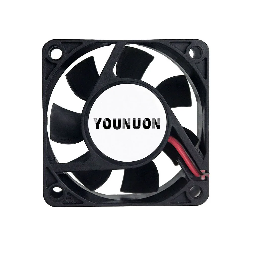 2 Pieces DC 24V 12V 60x60x25mm 60mm Ball Bearing Axial Brushless Printer Cooler Fan 60mmx25mm 6cm Heatsink Cooling Fan