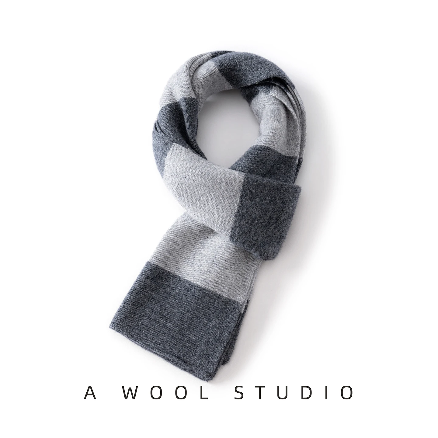 

ZOCEPT новый роскошный зимний теплый шарф женский 100% шерстяной шаль и накидки в полоску с цветными блоками женский шейный платок аксессуары