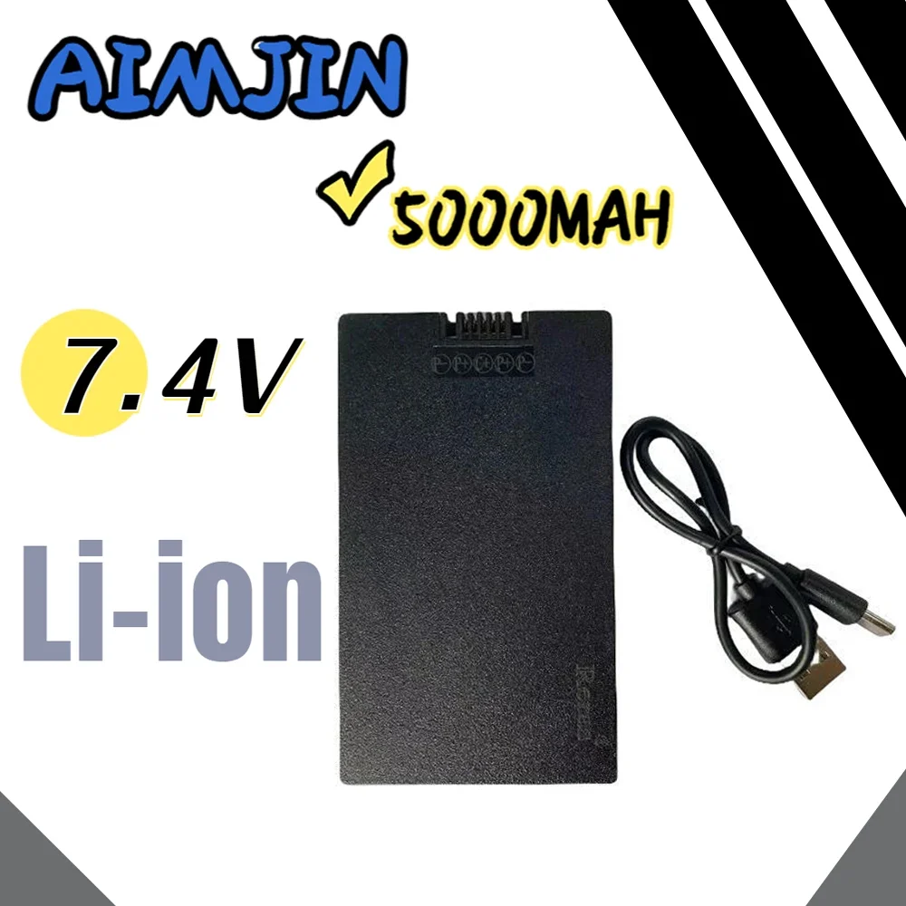 

7.4V 5000mAh Smart Door Lock Battery Rechargeable Lithium Polymer For Password Lock Face Fingerprint Recognition Lock