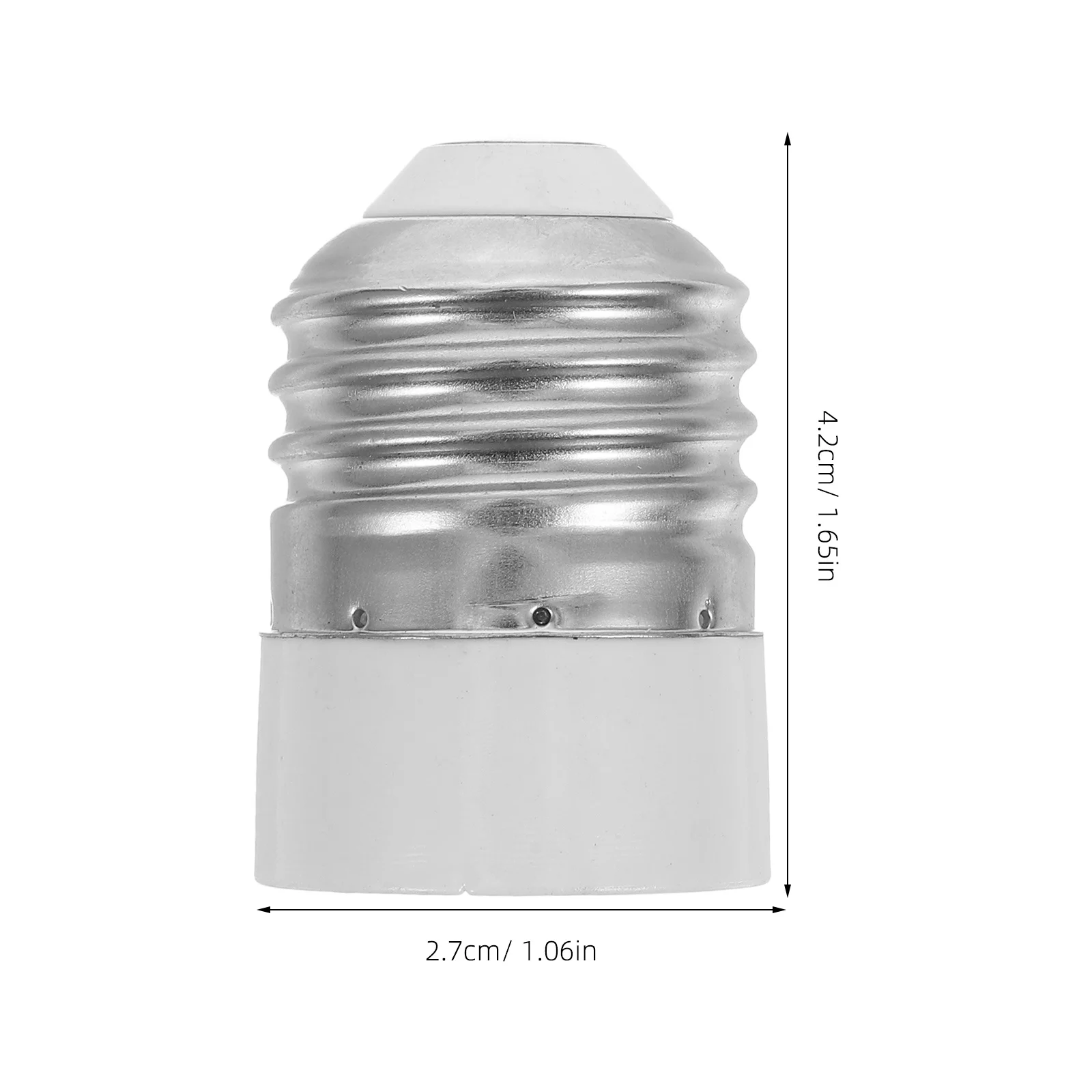 3 قطعة E27 إلى E14 محول مقبس الإضاءة لمبة قاعدة محول سهلة التركيب لا توجد أدوات مطلوبة لقطع غيار غطاء مصباح قلادة #4