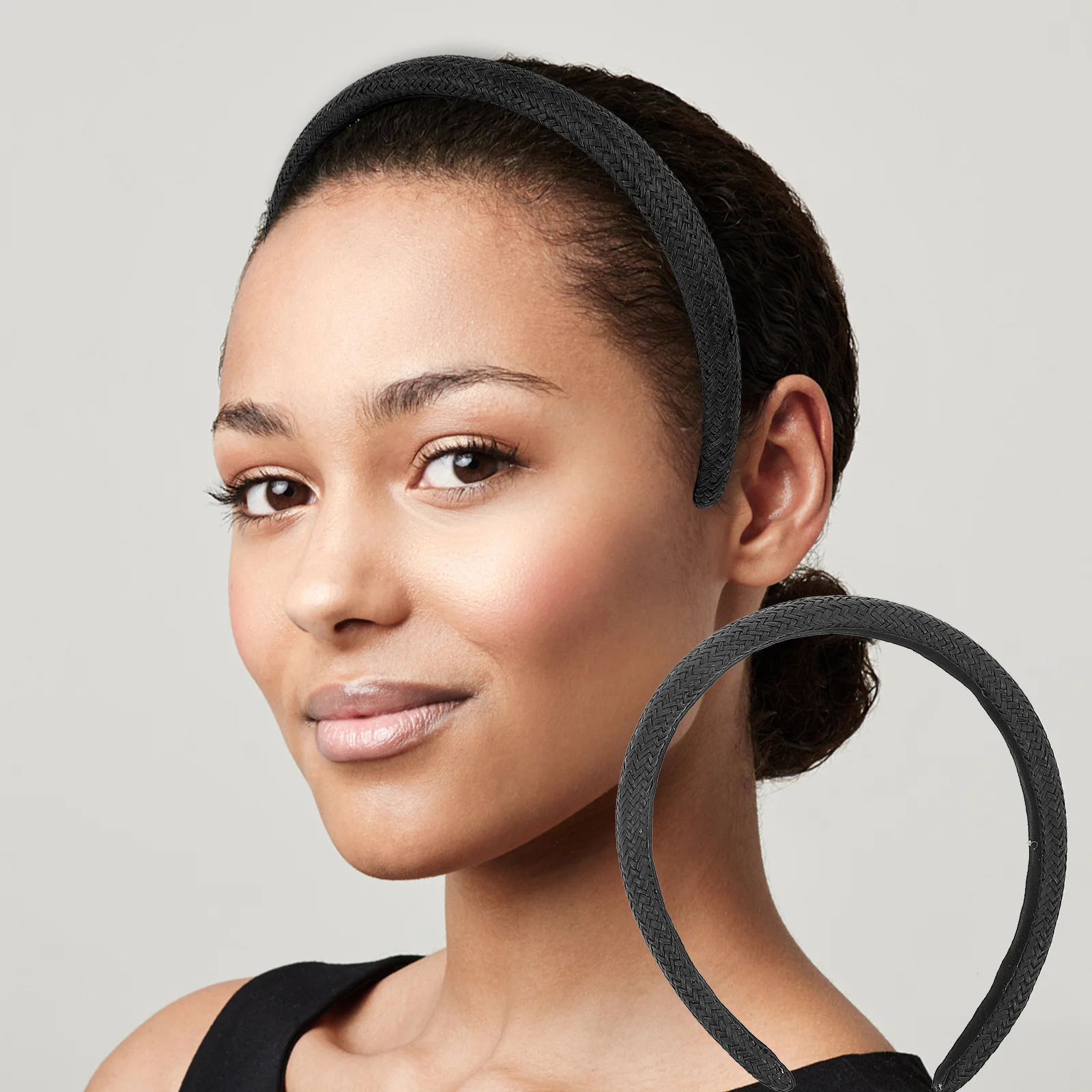 

4 шт., тканые для женщин, уникальная повязка на голову с тонкими краями, украшение для волос, легкая прочная одежда для вечеринок, винтажные аксессуары для волос