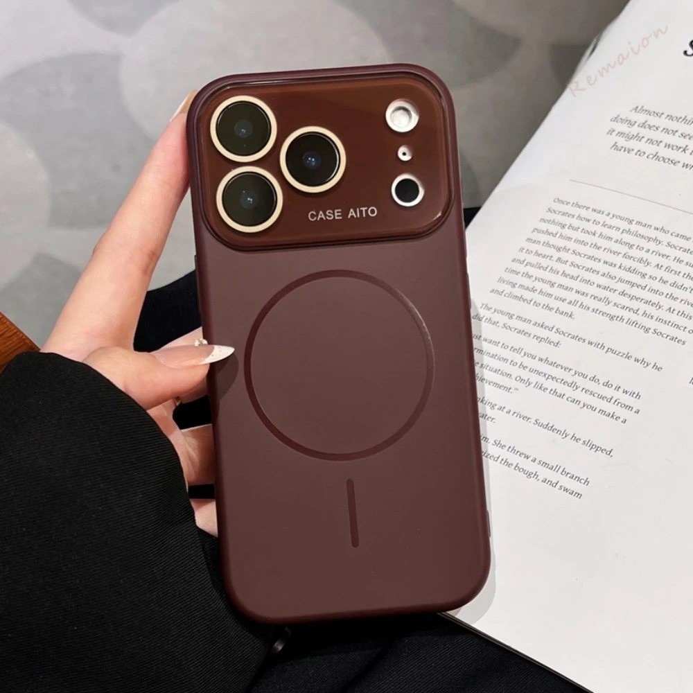 Big Window Liquid Silicone Phone Case For iPhone 17 Air 16 1