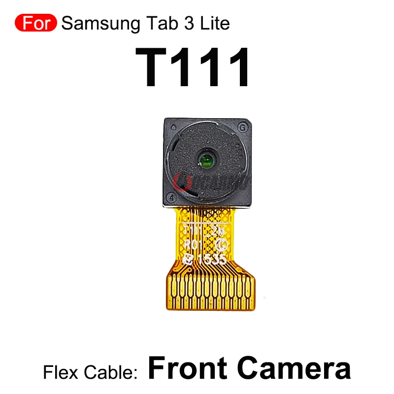 Frontal Câmera e Speaker Botão Conexão, Microfone Board, substituição Cabo Flex, Samsung Galaxy Tab 3 Lite, T111, 7,0"