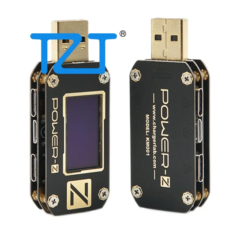 TZT POWER-Z KM001 برو USB PD تستر USB PD الزناد ل QC3.0/2.0 شرك 24 فولت 5A الجهد الحالي كشف