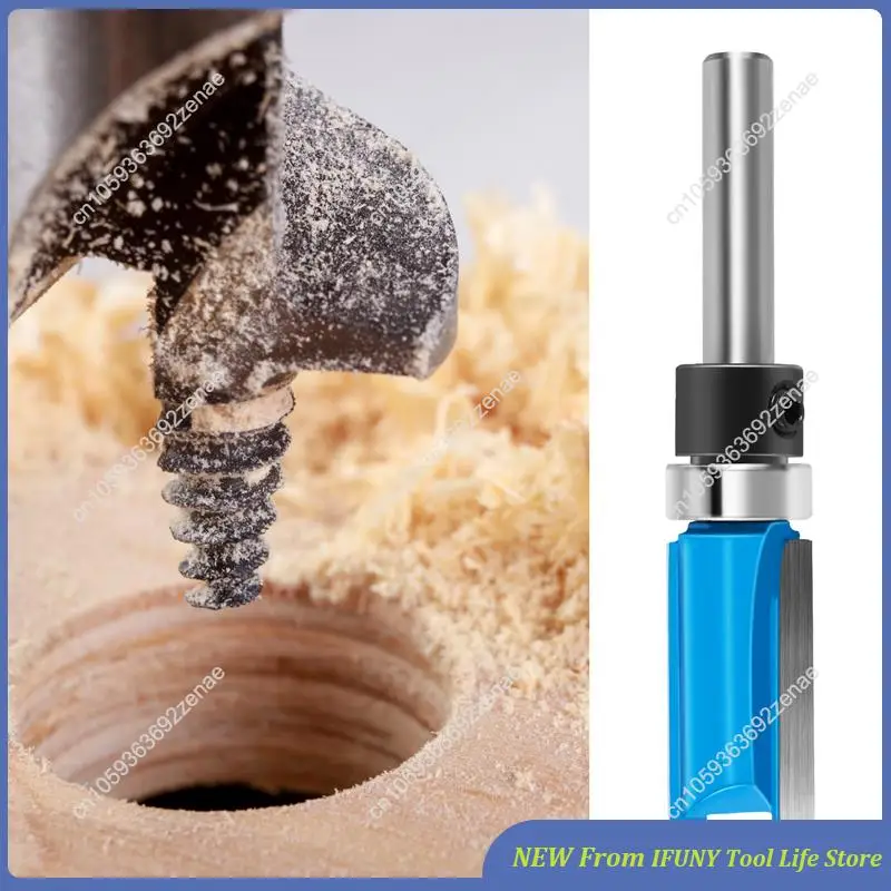 

1/4Inch Shank Router Bit Twin 2 Fluted Imperial Jig Template Cutter Woodworking New