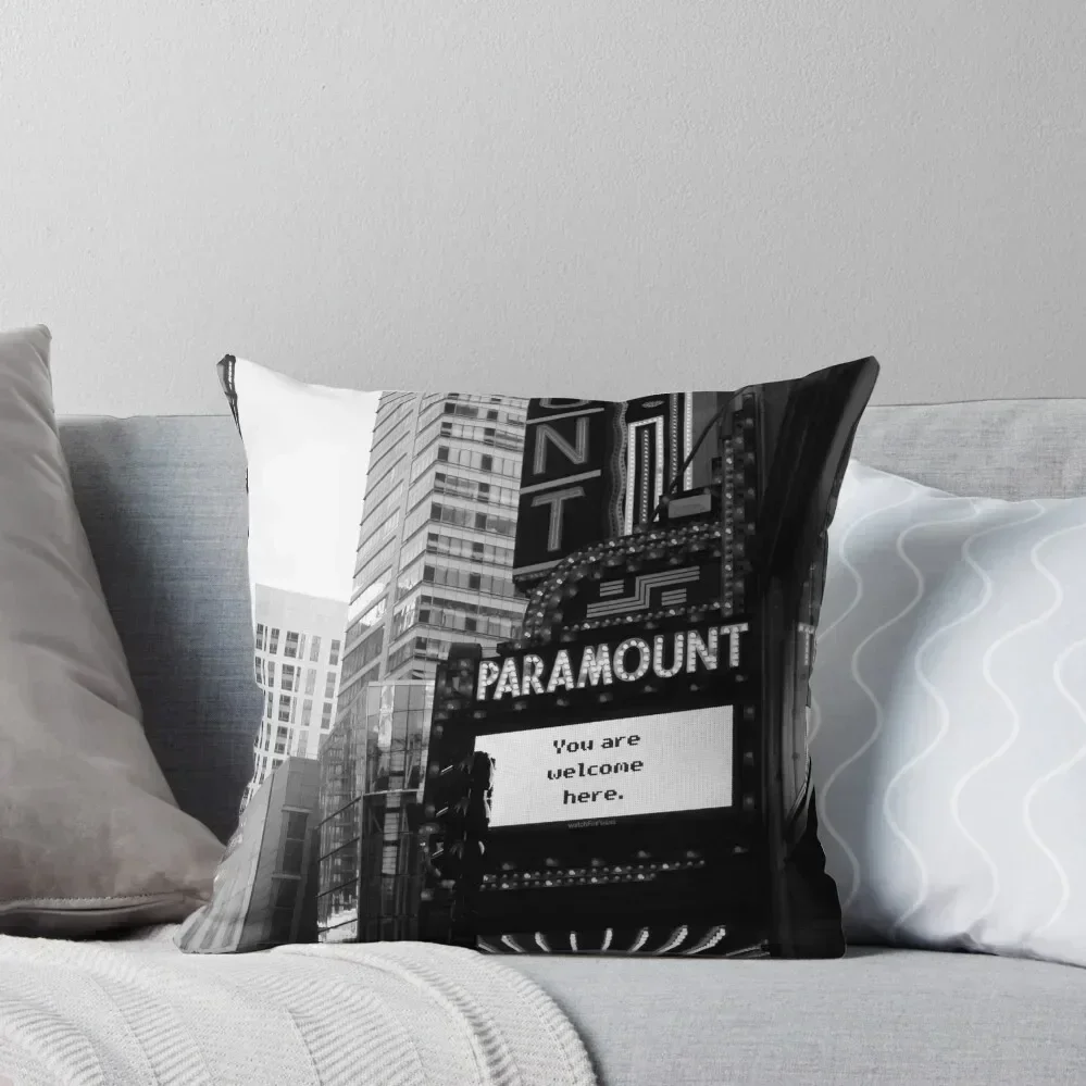 Paramount Theatre, Boston Ma Throw Pillow Christmas Cushion For Home Pillow Decor pillow