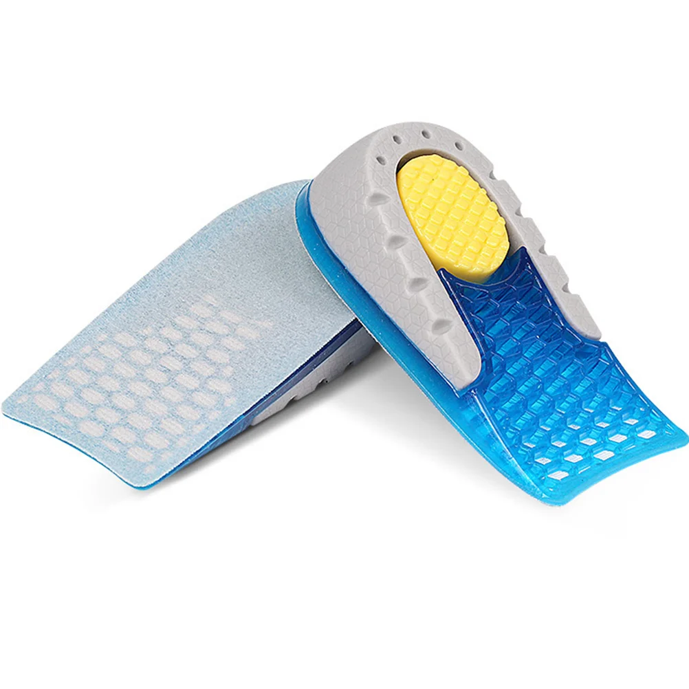 1 paio di solette per aumento di altezza sottopiede invisibile per mezza scarpa comode antiurto traspiranti durevoli solette per sollevamento scarpe pressione del piede