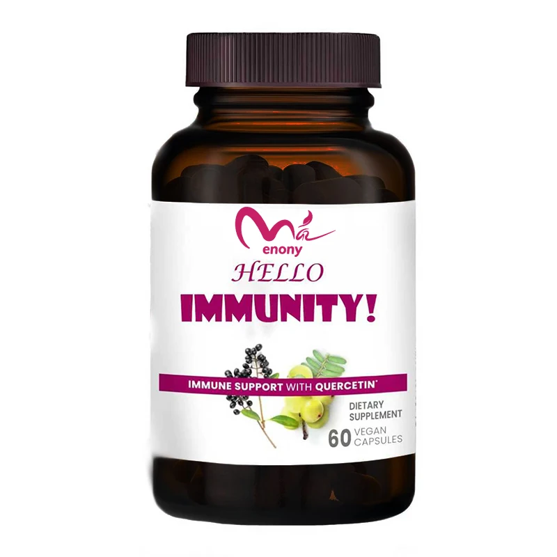 

Кверцетин: растительная добавка для иммунной поддержки, биофлавоноиды и антиоксиданты, для ежедневного здоровья, без ГМО, 60 капсул