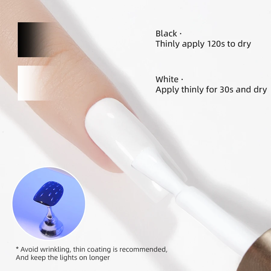 RSNAIL 10 جرام الذاتي التسوية هلام طلاء الأظافر أسود أبيض التسوية هلام كريستال معطف فوقي لا ملف قاعدة هلام شبه دائم مسمار الفن هلام