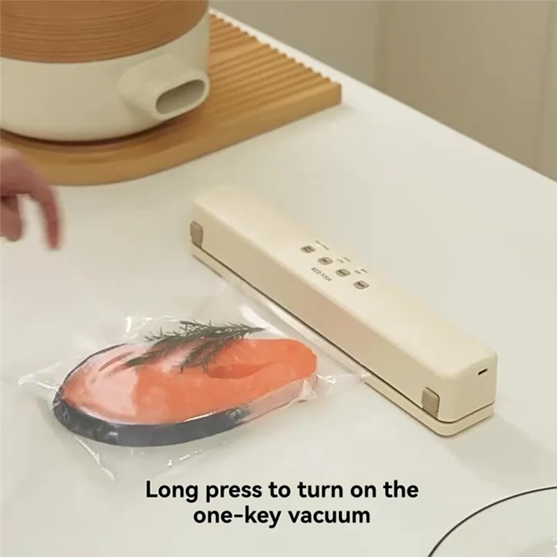 A83G-Preservation Sealer เครื่องซีลสูญญากาศอัตโนมัติจอแสดงผลคริสตัลเหลวเก็บอาหาร