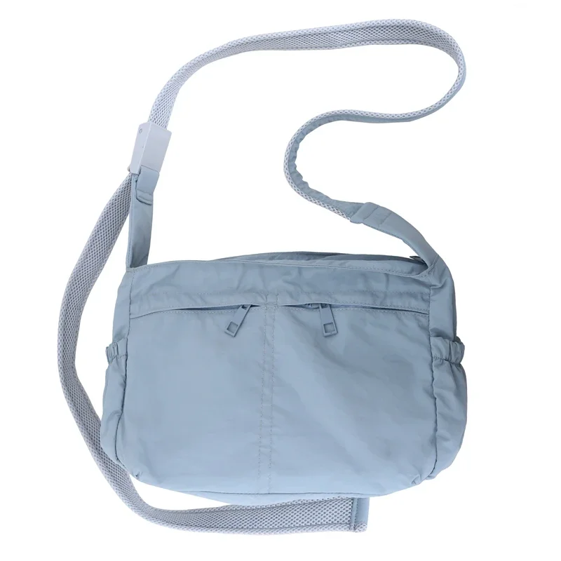 Crossbody Neutral Casual Shoulder Bag, Ultra Light Fitness Bag, Handbag, Large Capacity Oxford Cloth Dumplings Bag