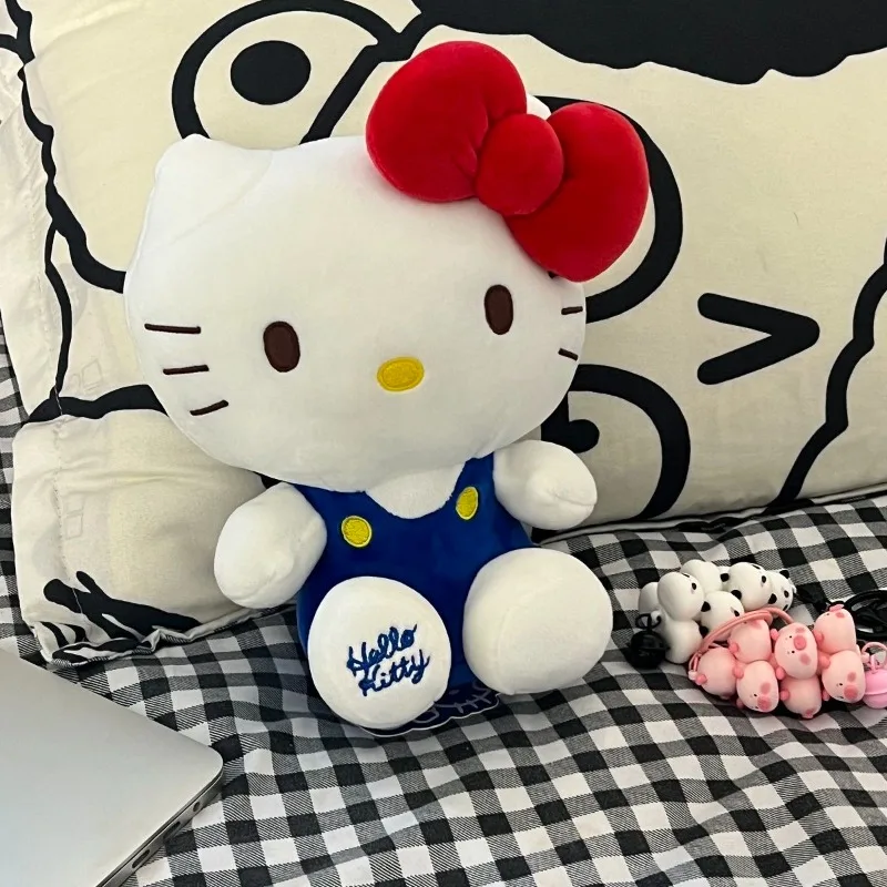 

Kawaii Sanrio Hello Kitty → Cute Stuffed Animal Blue Children's Soft Toys Best-selling Cartoon Plushies Birthday Gift