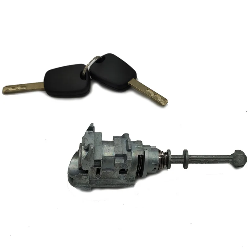 Front Left Door Lock Cylinder Barrel with 2 Keys Fit for Citroen C4 2004-2011 Picasso 2006-2008