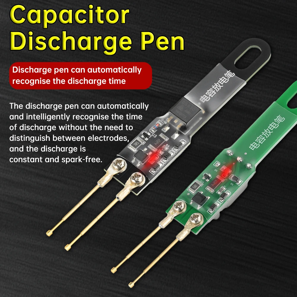 Stylo de décharge de condensateur 1000μF 5000μF, outil de réparation et de test d'alimentation électrique, Test de commutateur de Protection contre les chocs électriques