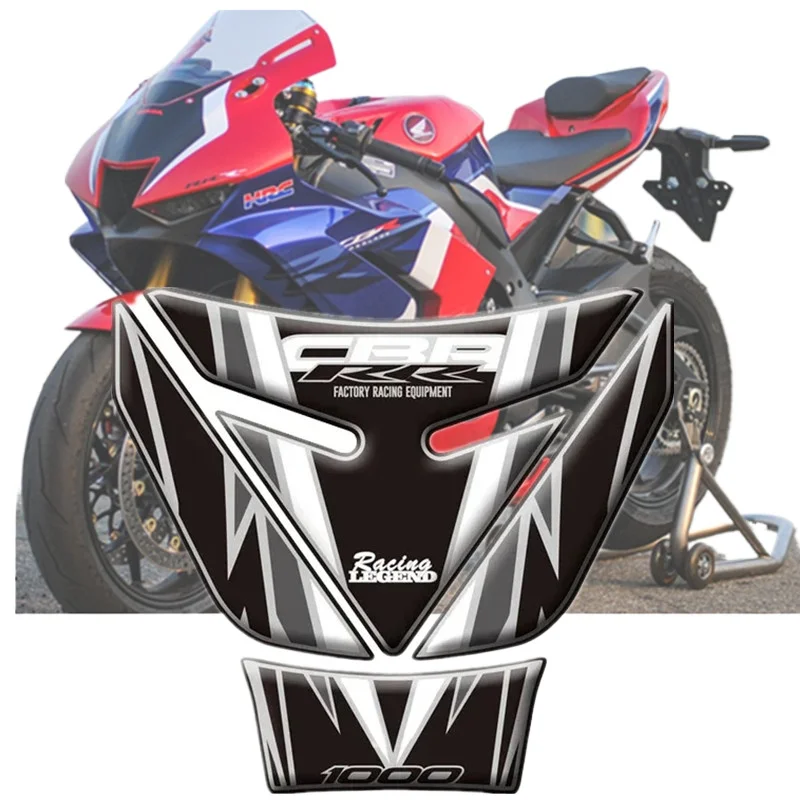 

Для Honda CBR1000RR Fireblade 2008 - 2016 защитная накладка на бак мотоцикла 3D гелевая наклейка Decal - 3