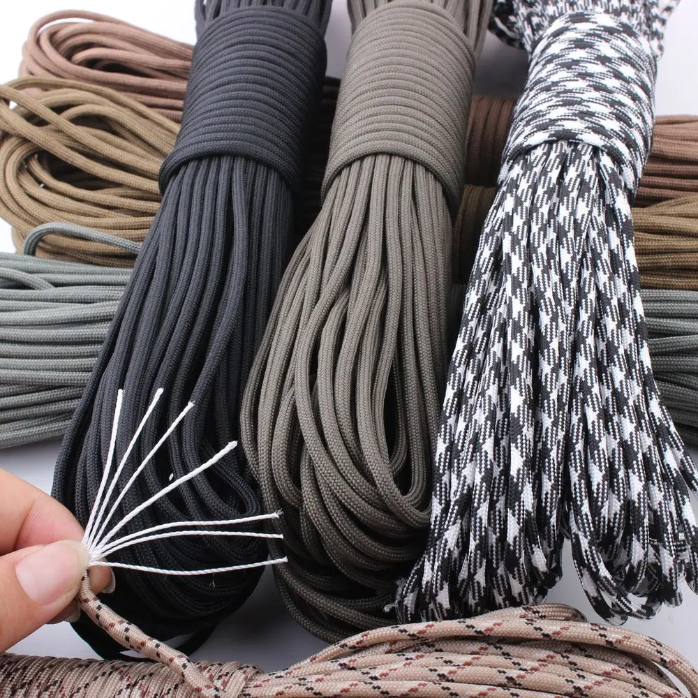 

Tent Accessories Outdoor Activity Canopy Lanyard Tent Strap Survival Kit Paracord Parachute Lanyard Camping Rope Parachute Cord