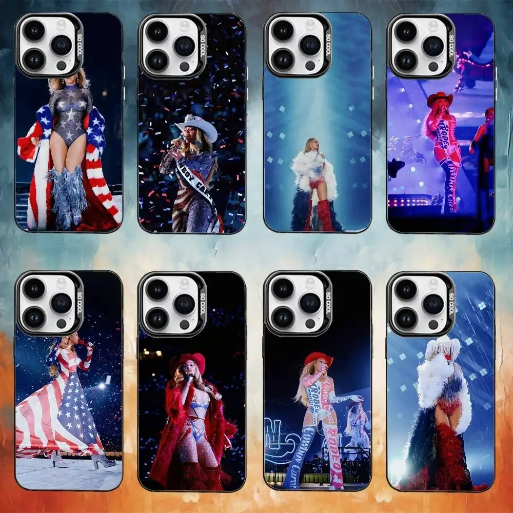 

singer Beyonce Phone Case For iPhone17,16,15,14,13,12,11 Plus,Pro Max Black Candy Matte Shockproof Cover