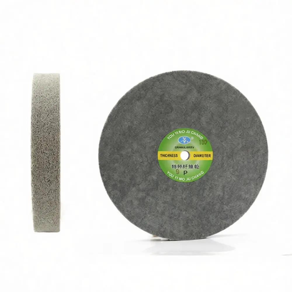Nylon Fiber Polishing Wheel For Yongpin Metal Surface Finishing Non Woven Abrasive Buffing Disc Stainless Grinding Tool