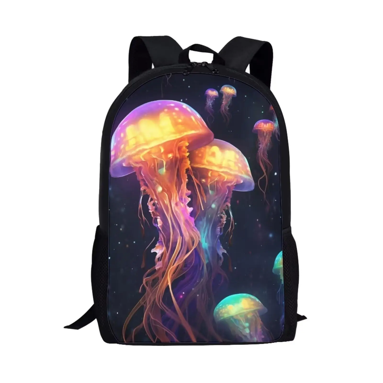 Angel Yellow Purple Jellyfish School Bag For Kids Cool Magical Animal Bag For Children Boys and Girls Multifunctional Backpack