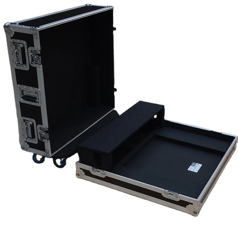 

Flip-Ready Easy Retracting Midas M32R Live Mixer Cosnole Case with 1U Under