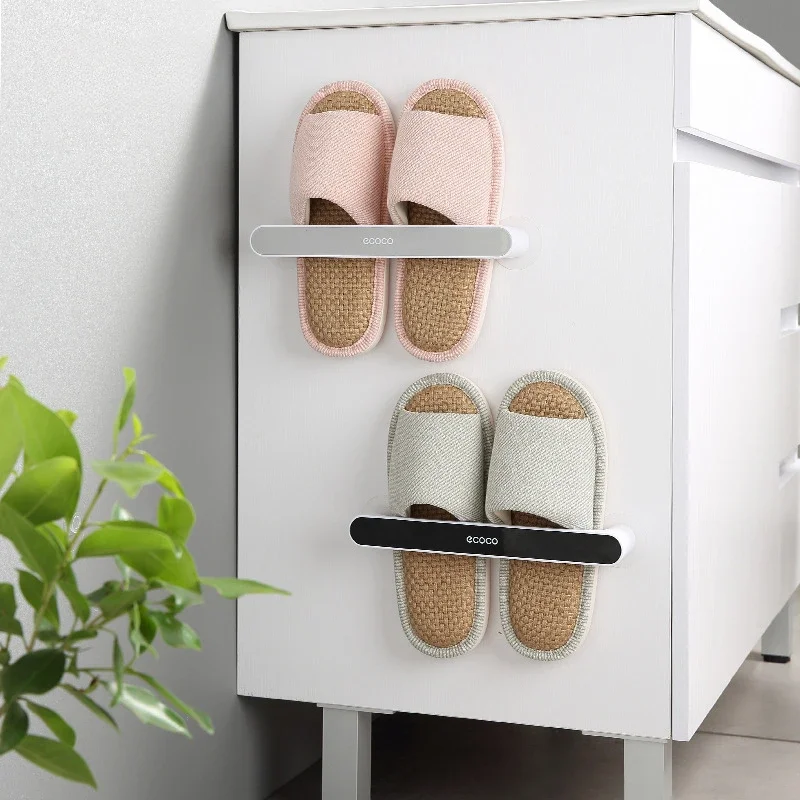 Punch-Free Wall-Mounted Bathroom Slipper Rack, Toilet Slippers Rack, Shoe Storage, Fantastic Shoe Rack, behind the Door