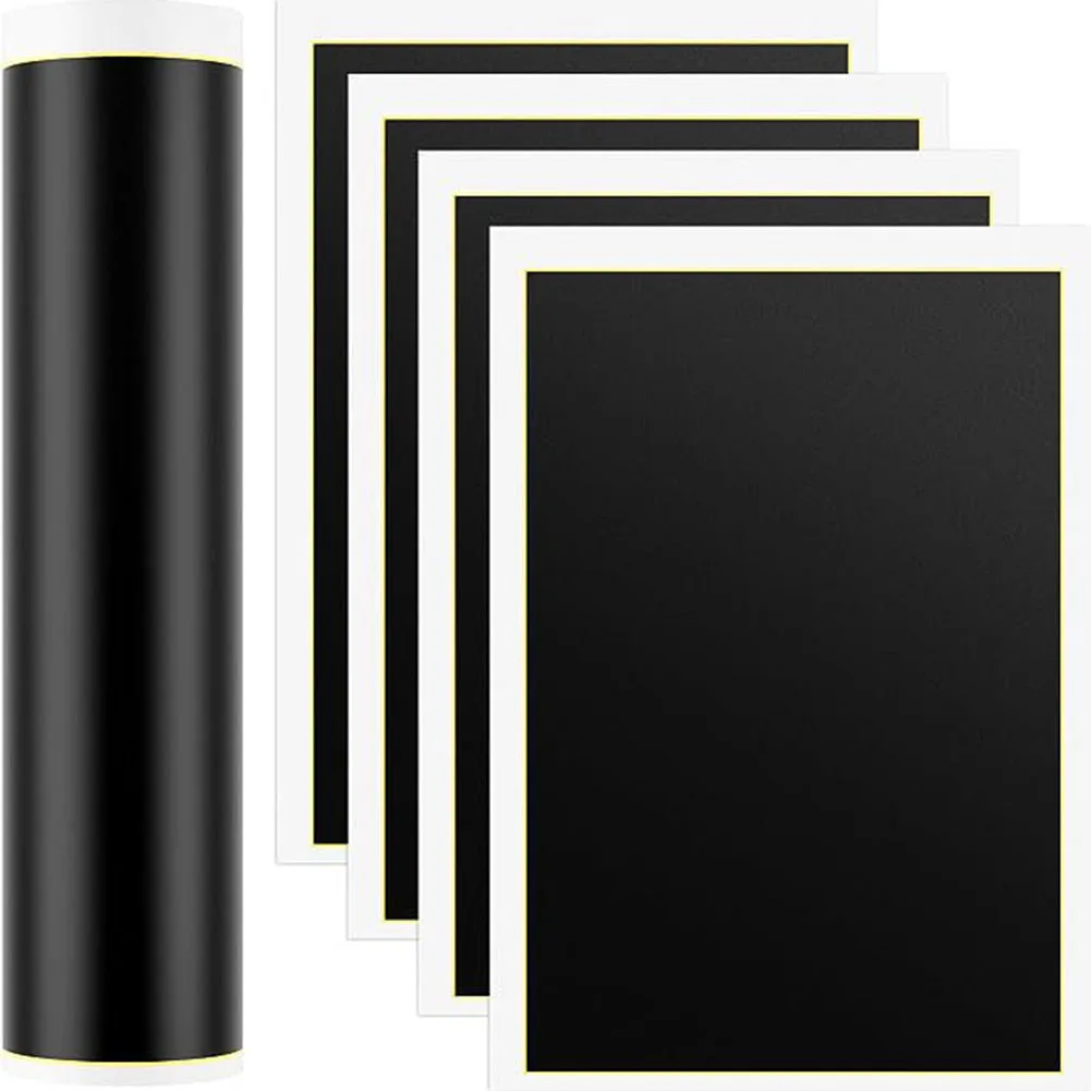 5/10/12pcs 39*27cm Engraving Marking Paper Fiber Engraving Marking Paper Black /Color Marking Paper With Scraper For Glass