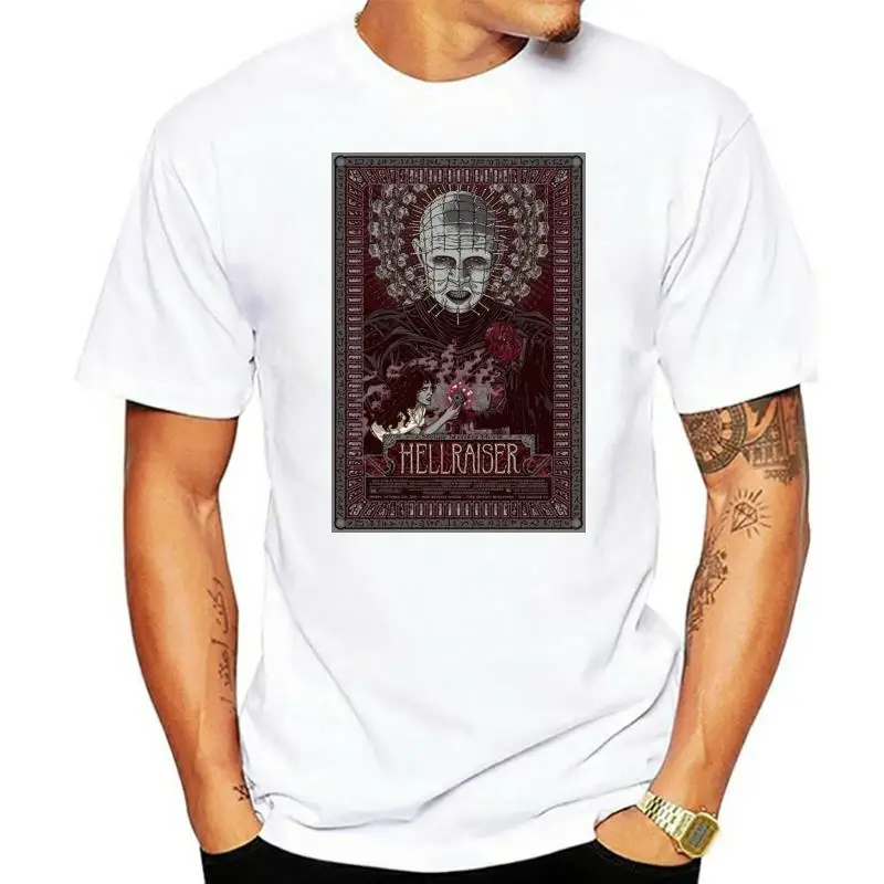 Hellraiser V1 Clive Barker movie poster 1987 T-Shirt (BLACK) ALL SIZES S-5XL