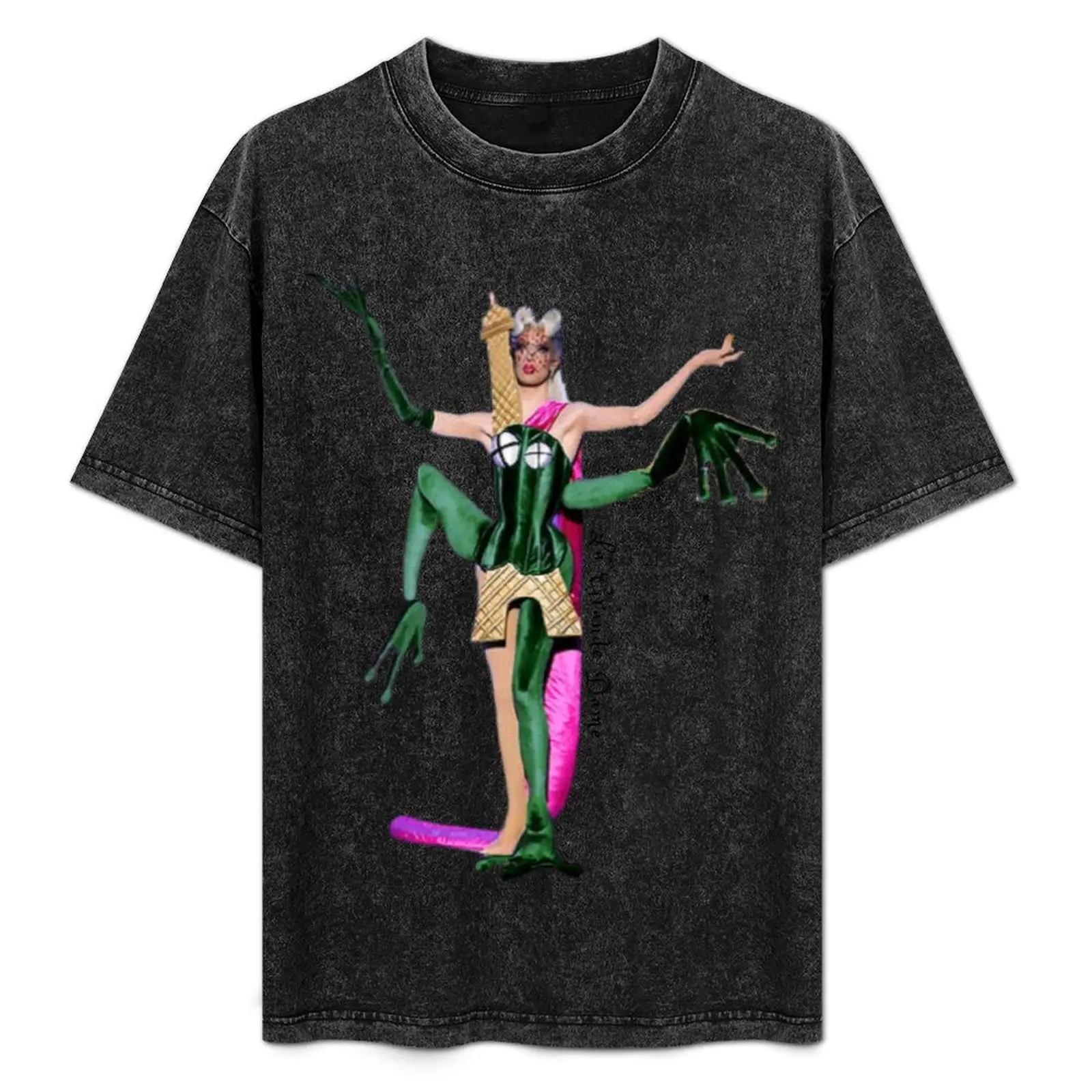 

La Grande Dame - La tour Eiffel et une FROG (Eiffel Tower and a Frog) T-Shirt Holiday Outdoor T-Shirt