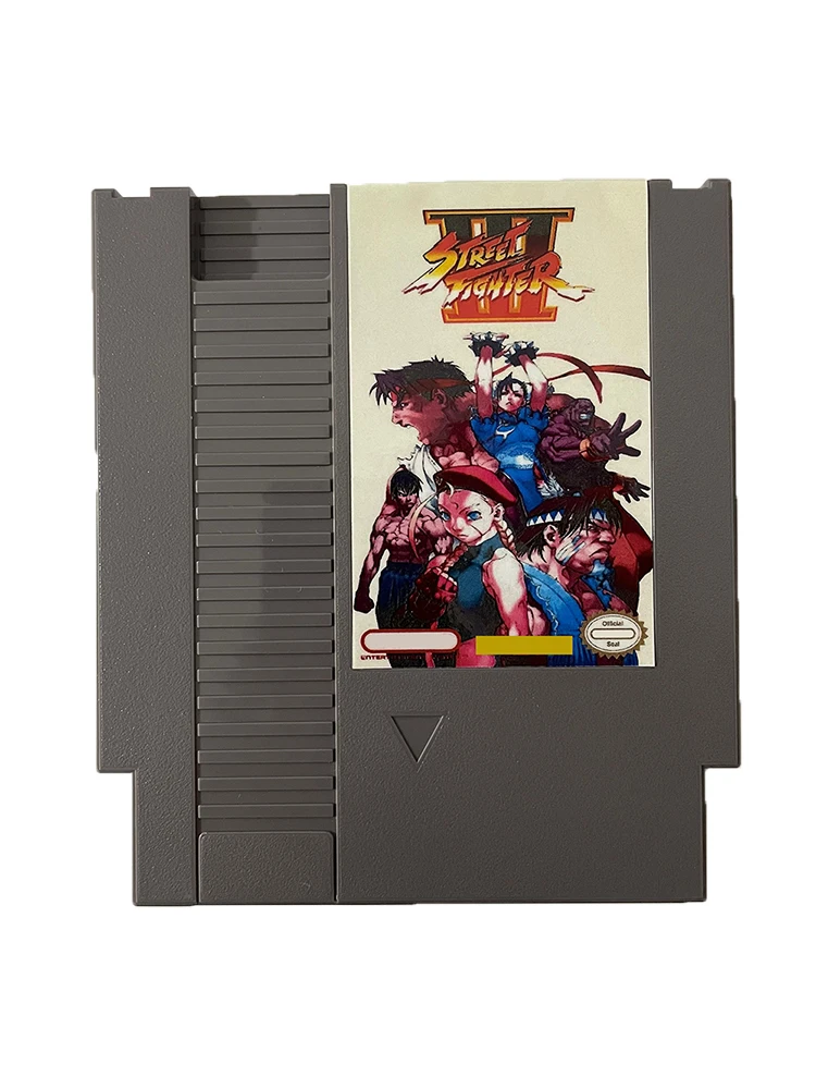SFighter III-خرطوشة ألعاب NES الأصلية ، 8 بت ، 72 دبابيس ، عربة ألعاب فيديو لوحدة التحكم NES ، علامة تجارية جديدة