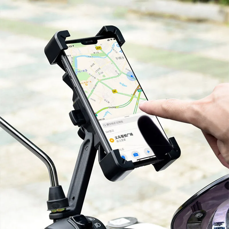 Bike Phone Holder Shockproof Mount Motorcycle Mobile Cellphone FOR Piaggio MP3 500 Beverly 300 BYQ 100T Medley Liberty 150 125