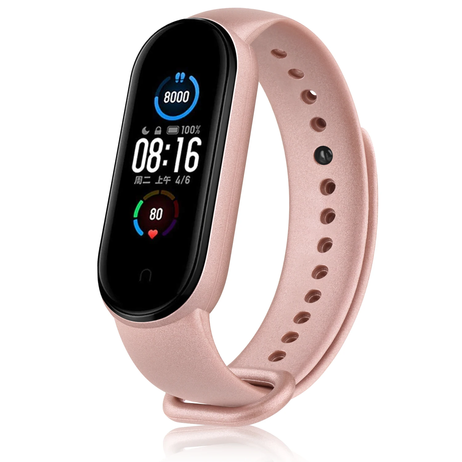 Elegant Bling Strap Band For Xiaomi Mi Band 4 3 Silicone Anti-sweat Replacement Wristband For Xiaomi Mi Band 5 6 Sport Bracelet