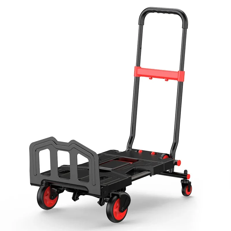 

Trolley, multifunctional outdoor camping folding portable folding cart, camping light shopping cart