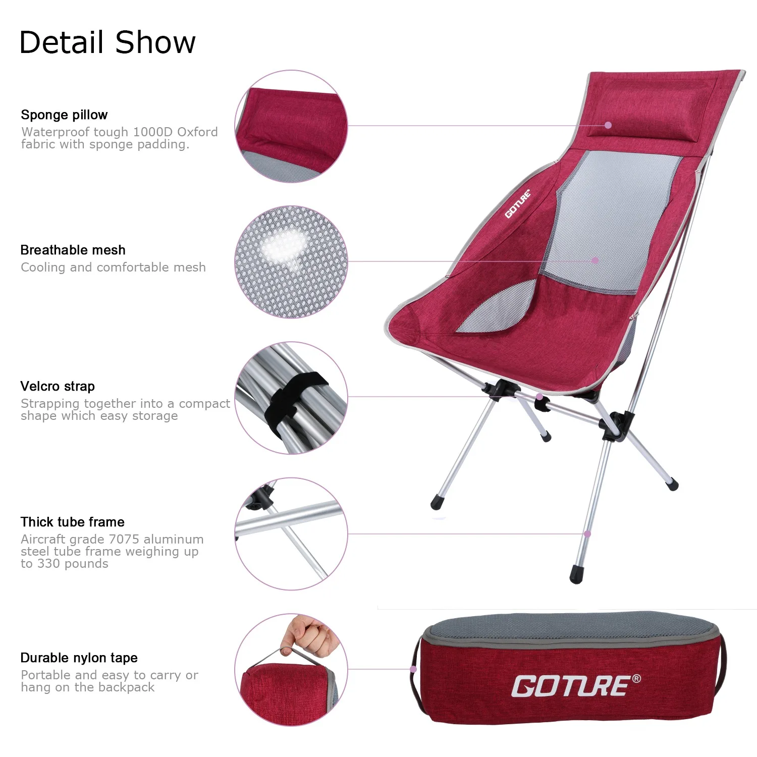 goture-foldable-high-back-fishing-chair-ultralight-portable-camping-chair-breathable-mesh-with-pillow-carry-bag-for-outdoor