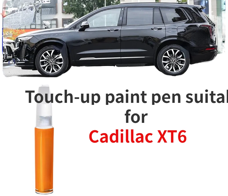 

Touch-up paint pen suitable for Cadillac XT6 Obsidian black touch-up pen Pearl white diamond white car modification supplies car