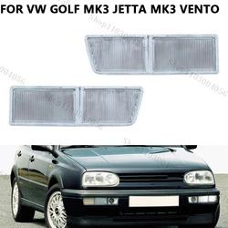 For VW Golf MK3 Jetta MK3 Vento 1992-1999 1H0941777 1H0941778 Car Front Bumper Reflector Light Fog Light Turn Signal Lamp