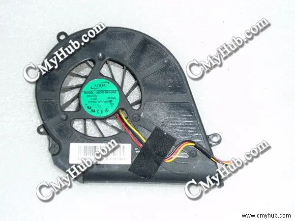 Ventilador de refrigeración para Toshiba L450, L450D, L455, L455D, A200, A205, A350, A355, A355D, A210, A215, AB0805MX-HB3