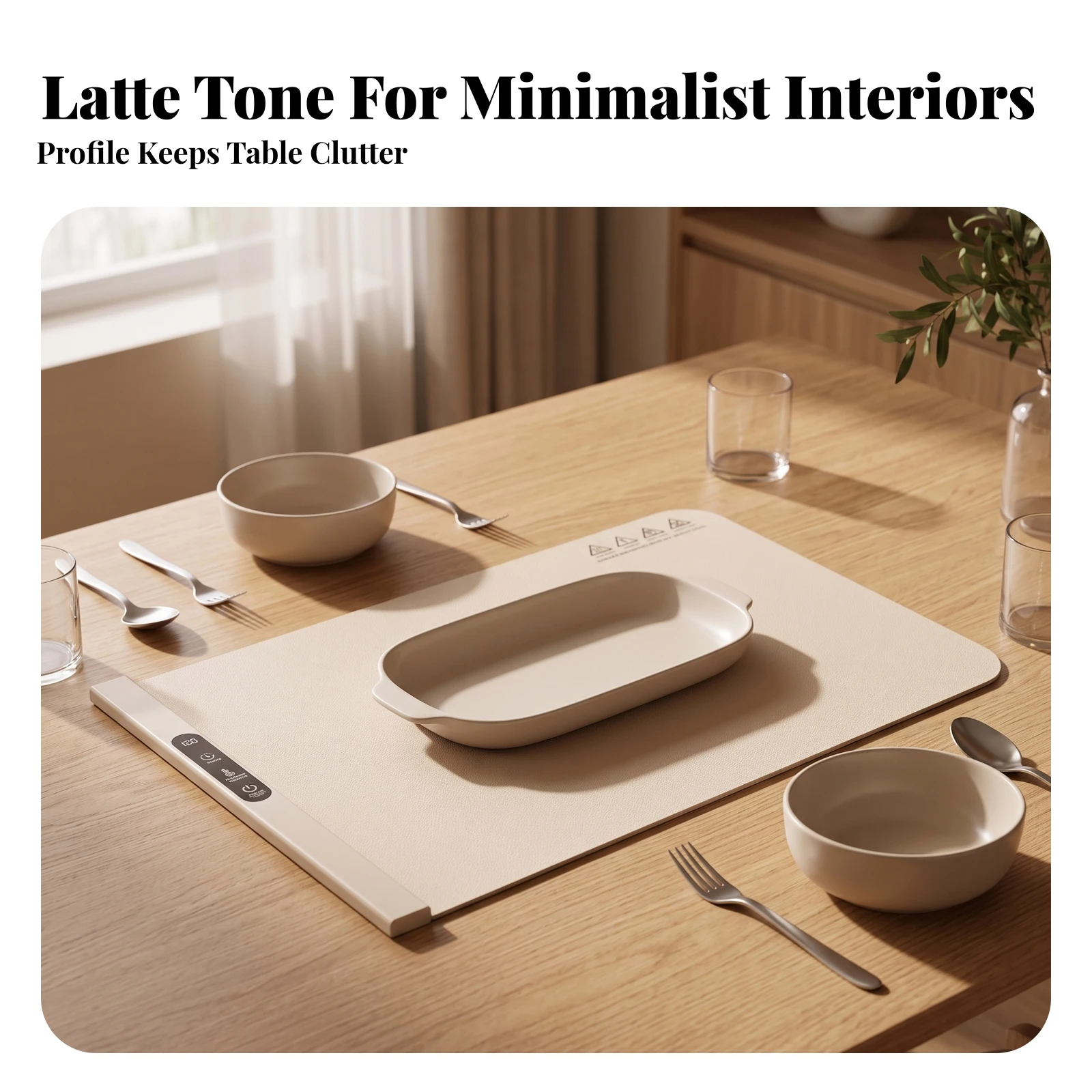 Electric Food Warming Board Fast-Heating Silicone Warming Mat Appliance Heat-Resistant for Hosts, Dining Table, Buffets
