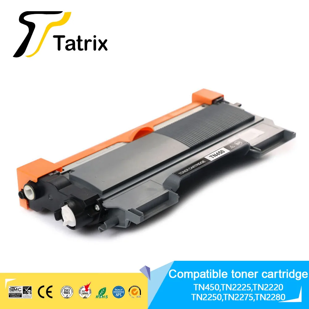 TN450,TN2225,TN2220,TN2250,TN2275,TN2280 Compatible Toner Cartridge For Brother MFC-7360/7362/7460/7470/7860/7290 FAX-2890/2990