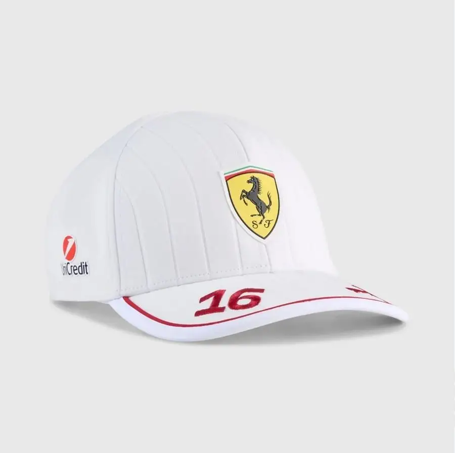 Moda Ferrari Racing Hat Gorras de béisbol Sombreros para el sol Sombreros bordados para Ferrari Emblem F430 458 F12 Roma 812 F8 SF90 Competizione