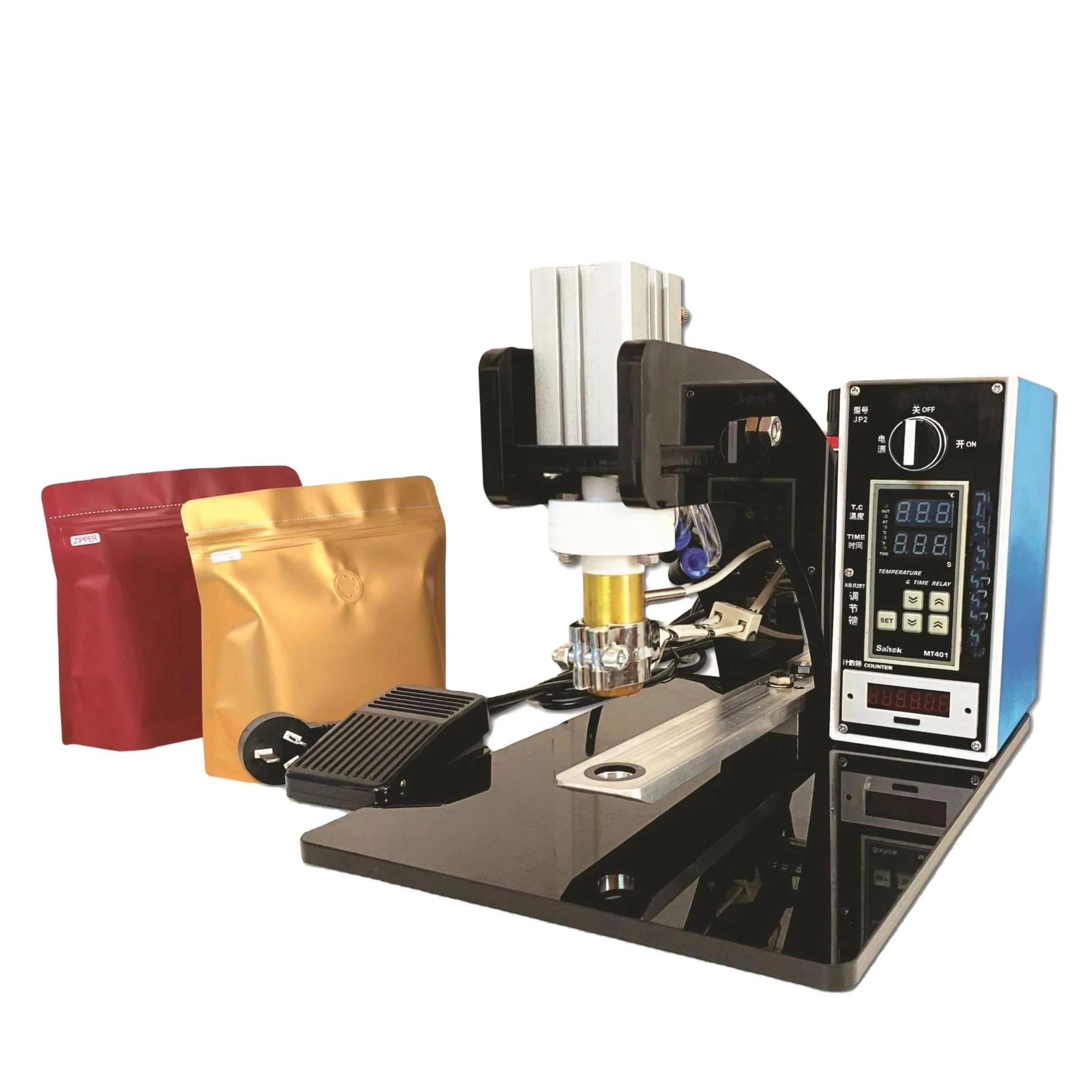 Semi-Automatic Coffee Bag Valve Machine One-Way De  sing Valve Paper Plastic Packaging Bearing Core for Beverage Food
