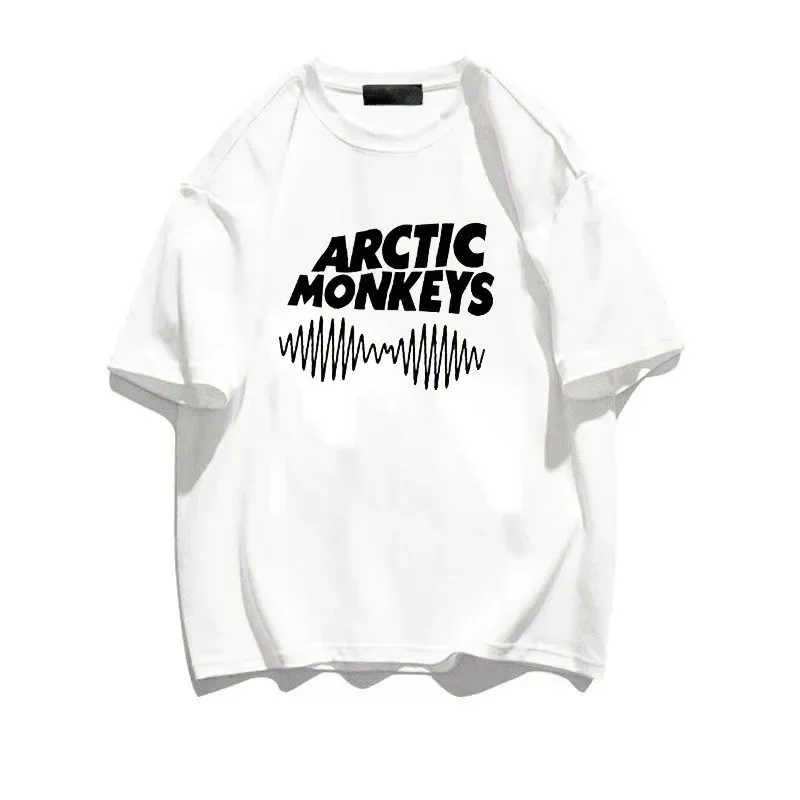 Arctic Monkeys Creativity Printed T Shirt Women Male Manga Casual Y2k White O-neck Cotton  Fashion Street Clothes