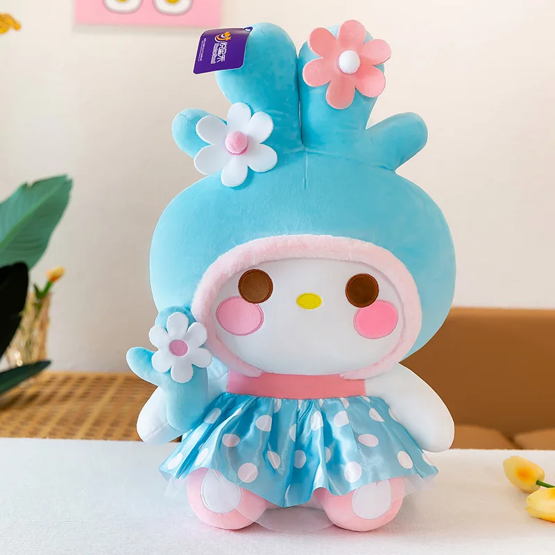 Sanrio lindo juguete de peluche creativo Animal ciervo de verano niños cumpleaños regalo de Navidad para niñas premio muñeco de peluche venta al por mayor regalo de peluche