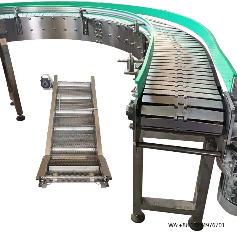 

Эффективная промышленная цепь из нержавеющей стали с планкой, настольный конвейер, поставщики бутылок, линии конвейеры