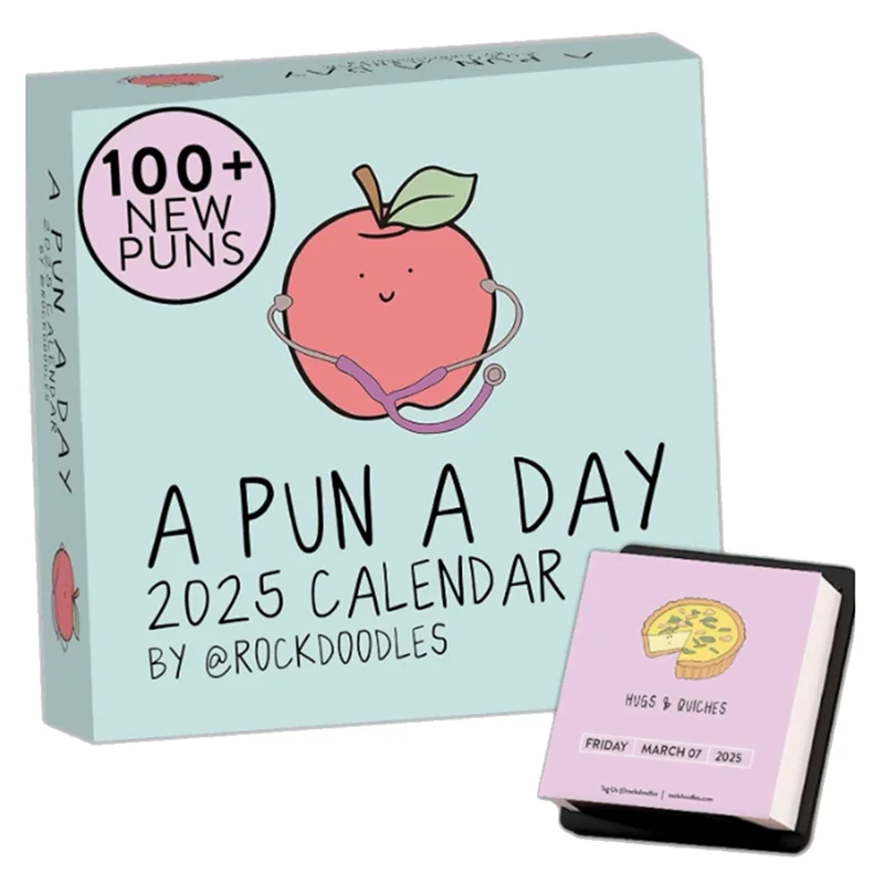 

Прецизионный ежедневный настольный календарь на 2025 год, календарь на 2025 страниц в день, шуточный календарь для папы с отрывными страницами и ежедневными пушками