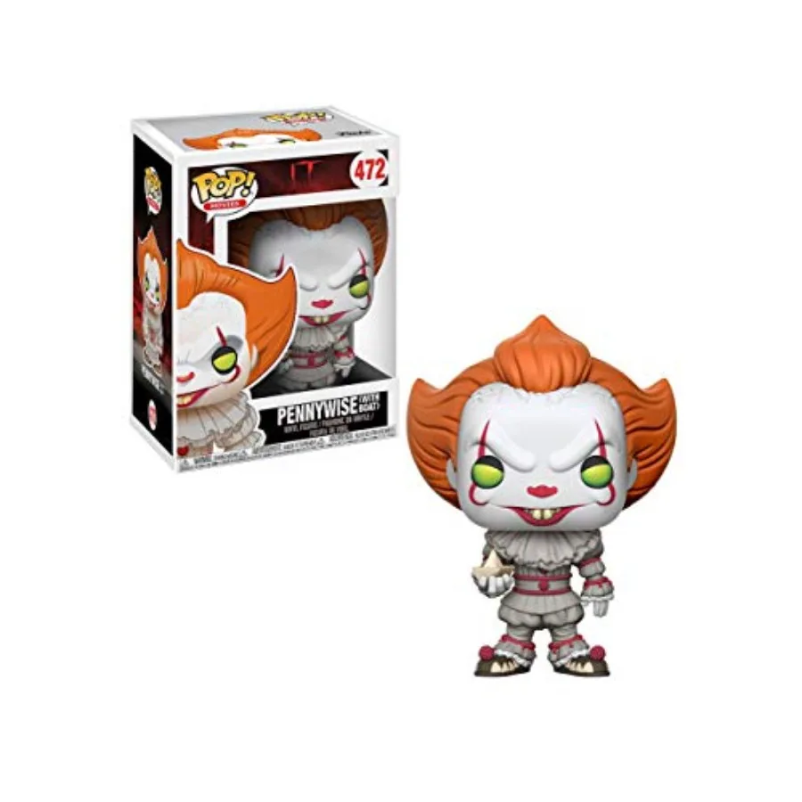 

Pop Movies: It - Pennywise with Boat - Styles May Vary Collectible Figure - Collectable Vinyl Figure - Gift Idea - Official Mer